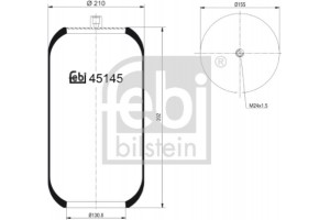 Febi Bilstein Φούσκα, Πνευματική Ανάρτηση - 45145