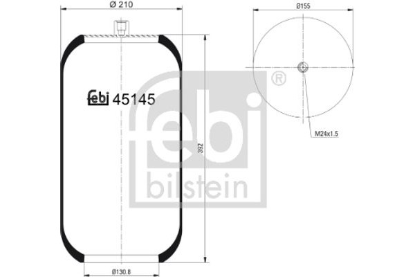 Febi Bilstein Φούσκα, Πνευματική Ανάρτηση - 45145