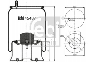 Febi Bilstein Φούσκα, Πνευματική Ανάρτηση - 45487