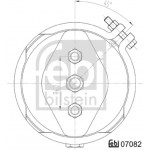 Febi Bilstein Φυσούνα Φρένων Με Μεμβράνη - 07082 Febi Bilstein Φυσούνα Φρένων Με Μεμβράνη - 07082