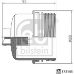 Febi Bilstein Καπάκι, Θήκη Του Φίλτρου Λαδιού - 173145