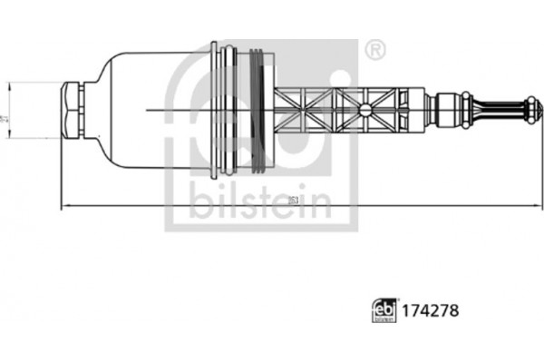 Febi Bilstein Καπάκι, Θήκη Του Φίλτρου Λαδιού - 174278