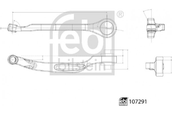 Febi Bilstein Ψαλίδι, Ανάρτηση Τροχών - 107291