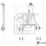 Febi Bilstein Ψαλίδι, Ανάρτηση Τροχών - 174202