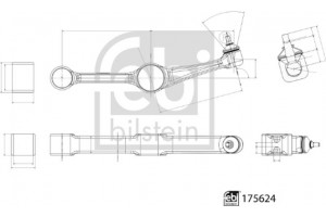 Febi Bilstein Ψαλίδι, Ανάρτηση Τροχών - 175624