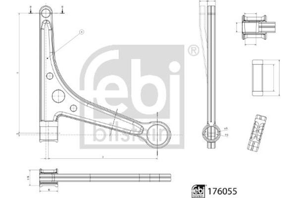 Febi Bilstein Ψαλίδι, Ανάρτηση Τροχών - 176055