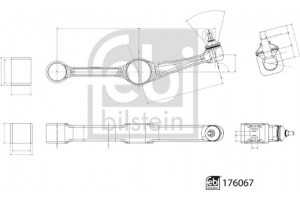 Febi Bilstein Ψαλίδι, Ανάρτηση Τροχών - 176067