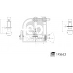 Febi Bilstein Ράβδος/στήριγμα, Ράβδος Στρέψης - 175622