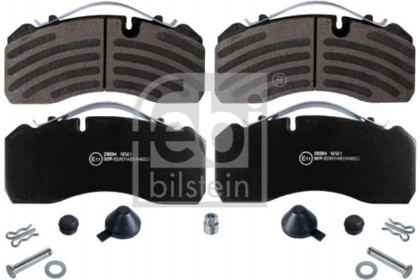 Febi Bilstein Σετ τακάκια, Δισκόφρενα - 16563