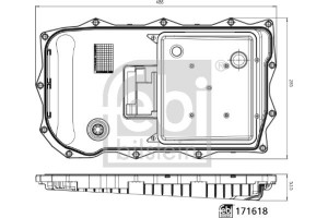 Febi Bilstein Υδραυλ. φίλτρο, αυτόμ. κιβ. ταχυτ. - 171618