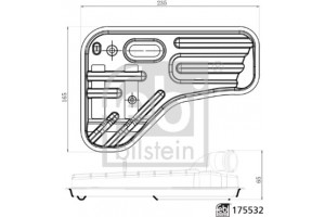 Febi Bilstein Υδραυλ. φίλτρο, αυτόμ. κιβ. ταχυτ. - 175532