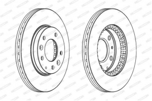 FERODO PREMIER DDF1278C Δισκόπλακα