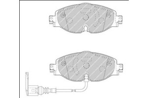 Ferodo FDB4433  Σετ Τακακια Μπροστα VW-GROUP-12-
