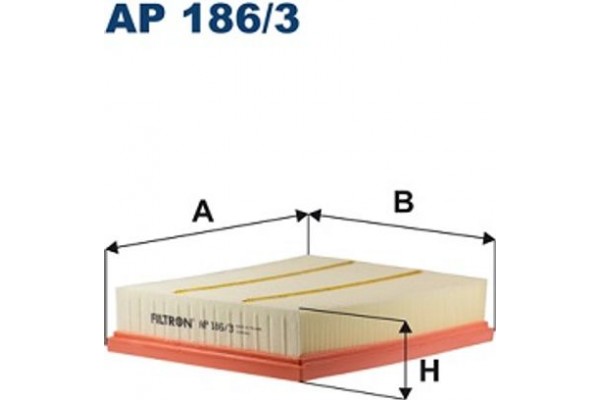 Filtron Φίλτρο Αέρα - Ap 186/3