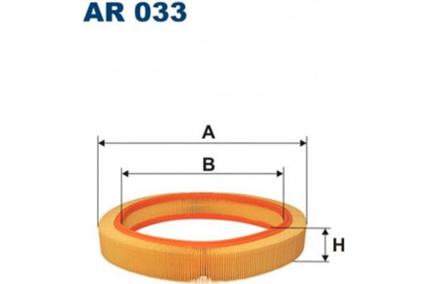 Filtron Φίλτρο Αέρα - Ar 033