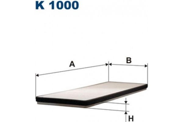 Filtron Φίλτρο, Αέρας Εσωτερικού Χώρου - K 1000