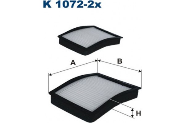 Filtron Φίλτρο, Αέρας Εσωτερικού Χώρου - K 1072-2x