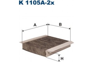 Filtron Φίλτρο, Αέρας Εσωτερικού Χώρου - K 1105A-2x