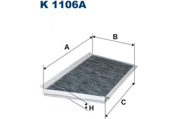 Filtron Φίλτρο, Αέρας Εσωτερικού Χώρου - K 1106A