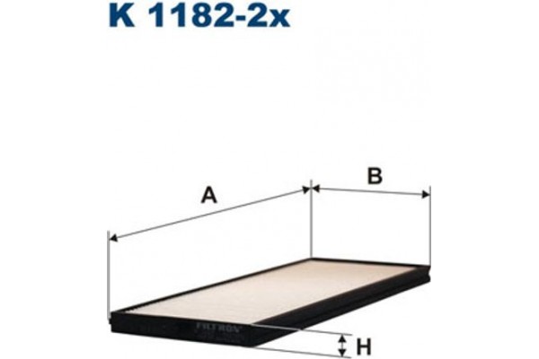 Filtron Φίλτρο, Αέρας Εσωτερικού Χώρου - K 1182-2x