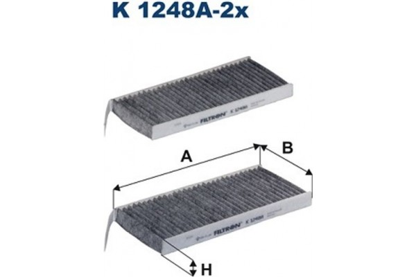 Filtron Φίλτρο, Αέρας Εσωτερικού Χώρου - K 1248A-2x