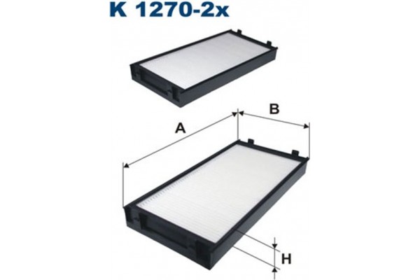 Filtron Φίλτρο, Αέρας Εσωτερικού Χώρου - K 1270-2x