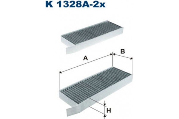 Filtron Φίλτρο, Αέρας Εσωτερικού Χώρου - K 1328A-2x