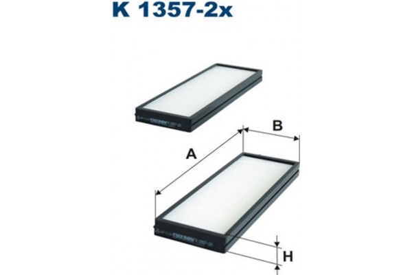 Filtron Φίλτρο, Αέρας Εσωτερικού Χώρου - K 1357-2x