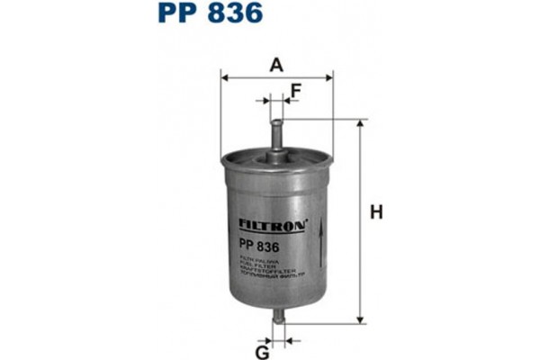 Filtron Φίλτρο Καυσίμου - Pp 836