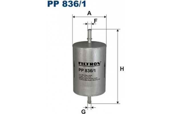 Filtron Φίλτρο Καυσίμου - Pp 836/1