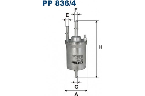 Filtron Φίλτρο Καυσίμου - Pp 836/4