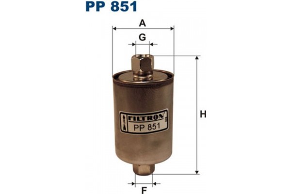 Filtron Φίλτρο Καυσίμου - Pp 851