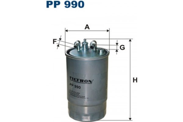 Filtron Φίλτρο Καυσίμου - Pp 990