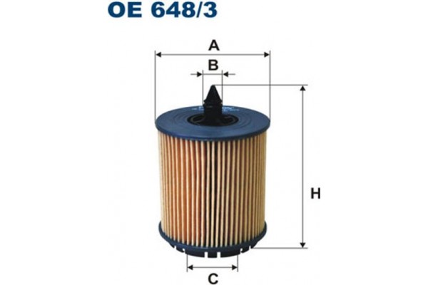 Filtron Φίλτρο Λαδιού - Oe 648/3