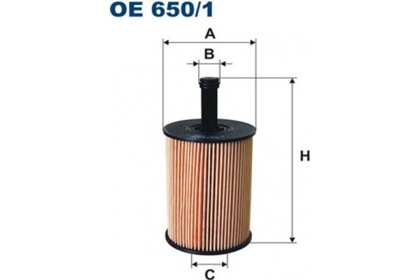 Filtron Φίλτρο Λαδιού - Oe 650/1