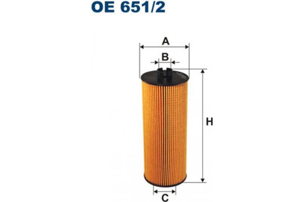 Filtron Φίλτρο Λαδιού - Oe 651/2