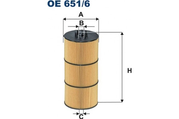 Filtron Φίλτρο Λαδιού - Oe 651/6