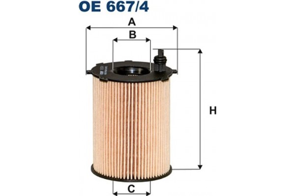 Filtron Φίλτρο Λαδιού - Oe 667/4