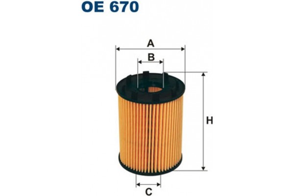 Filtron Φίλτρο Λαδιού - Oe 670