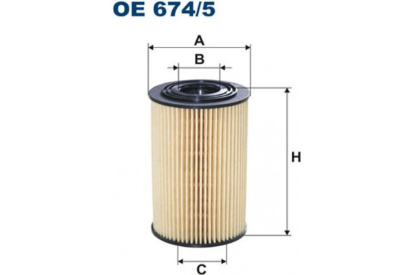 Filtron Φίλτρο Λαδιού - Oe 674/5