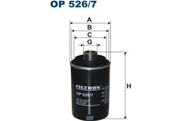 Filtron Φίλτρο Λαδιού - Op 526/7