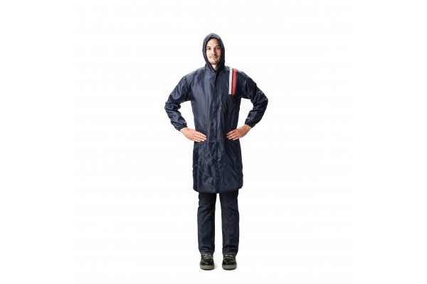 Pelatec SCB8005 Polytec Coat Τζακετ Προστασιας Βαφης Με ΚΟΥΚΟΥΛΑ, ΜΑΚΡΥ, ΕΠΑΝ/ΜΕΝΟ - Xxl (ΜΠΛΕ)