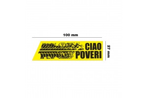 Simoni Racing Ciao Poveri 100x27mm