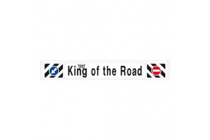 Lampa Λασπωτήρας Φορτηγού 3D Με Ένδειξη Προσπέρασης King Of The Road Λευκός 240x35cm