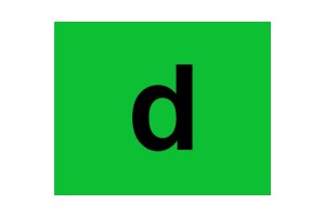 Lampa Αυτοκόλλητο Γράμμα Αυτοκινήτου "a" σε Πράσινο Χρώμα