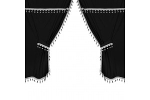 Lampa Σετ Κουρτίνες Νταλίκας Premiere Smart Cabin Μαύρο 5τμχ