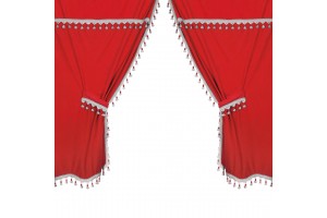 Lampa Premiere Smart Cabin Σετ Κουρτίνες Νταλίκας Premiere Smart Cabin Κόκκινο 5τμχ