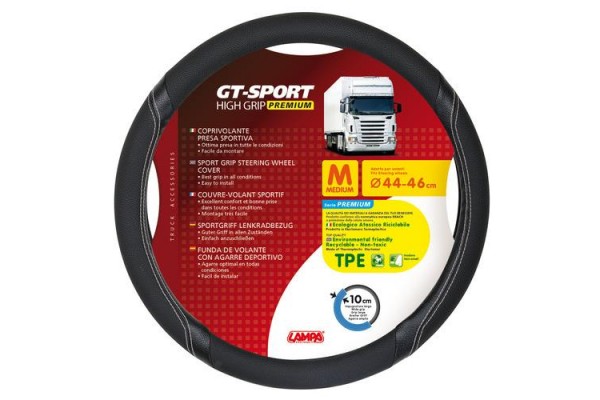 Lampa GT-Sport TPE Black/Silver 44-46cm