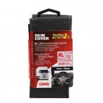 Καλυμμα Τιμονιου Φορτηγου 48/51cm (XL) SKIN-COVER Μαυρο Ελαστικο 2mm Παχος
