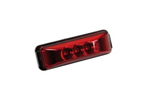 Lampa Φως Όγκου 3 LED 24V 10.3cm - Κόκκινο